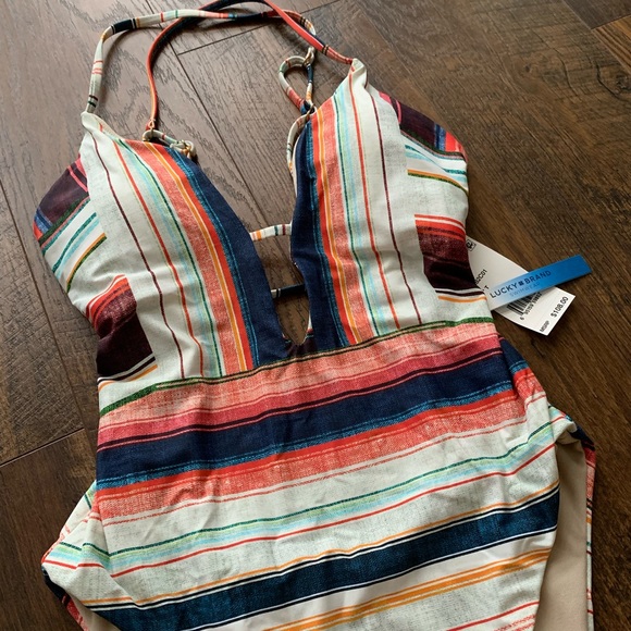 Lucky Brand Sarape Sanora Swimsuit - Picture 2 of 8